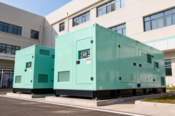 Canopy generator sets in the workshop